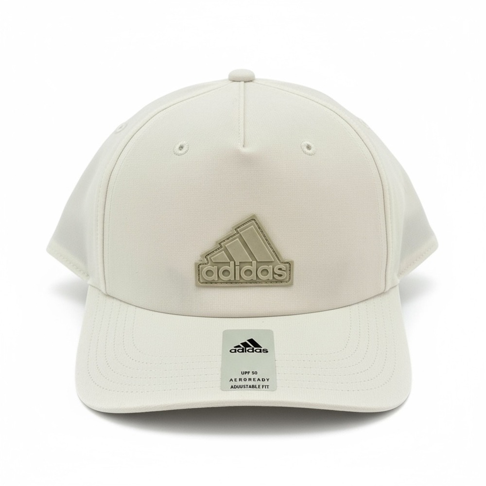 Adidas Men's Off White AEROREADY Sport Snapback Hat Adjustable Fit UPF 50 NEW‎